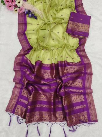 HARNAAZ BY SAGAR IMPEX GOLD ZARI WEAVING SILK SAREE EXPORTER IN INDIA